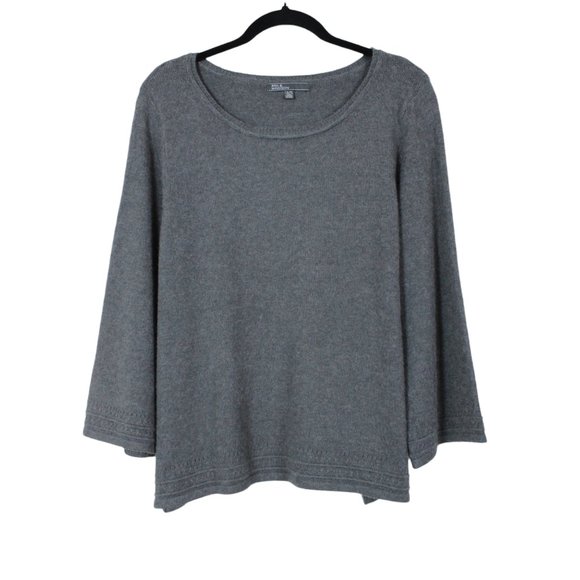 89th & Madison Light Gray Wide Sleeve Sweater - Picture 1 of 11